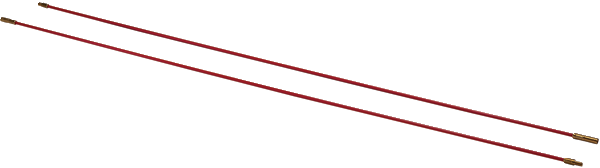 Kabeldragarsats med roterande kontakter 2 x 1 m