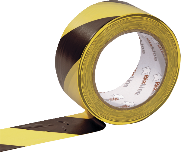Yellow/black adhesive tape
